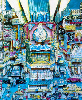 Off Broadway 3-D 1985 New York Limited Edition Print - Charles Fazzino Off Broadway 3-D 1985 New York Limited Edition Print - Charles Fazzino