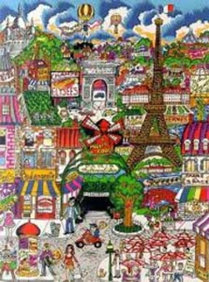 Paris Est a Vous Limited Edition Print by Charles Fazzino Paris Est a Vous Limited Edition Print by Charles Fazzino