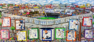 In a Yankee State of Mind 3-D 2005 Limited Edition Print - Charles Fazzino In a Yankee State of Mind 3-D 2005 Limited Edition Print - Charles Fazzino