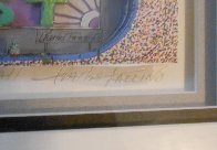 I Luv Football 3-D 1989 Limited Edition Print by Charles Fazzino - 3 I Luv Football 3-D 1989 Limited Edition Print by Charles Fazzino - 3