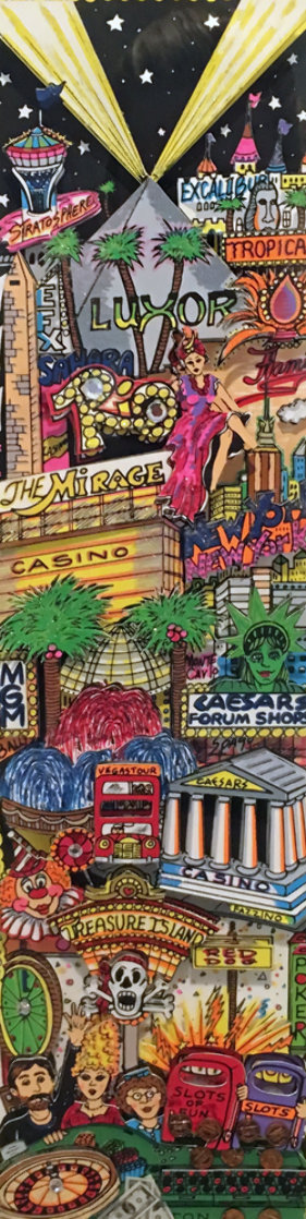 Looting Las Vegas 3-D 1999 Limited Edition Print by Charles Fazzino