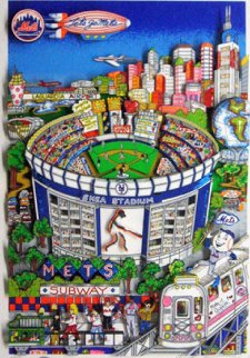Who Let the Mets Out? 3-D 1994 Limited Edition Print - Charles Fazzino
