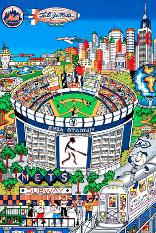 Who Let the Mets Out? 3-D 1994 - New York Limited Edition Print - Charles Fazzino