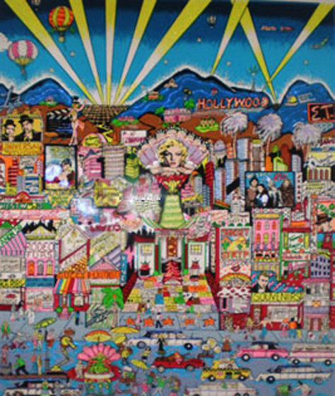 I Love L.A. 3-D AP 1991 Limited Edition Print by Charles Fazzino I Love L.A. 3-D AP 1991 Limited Edition Print by Charles Fazzino