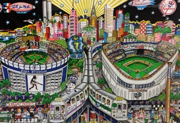 Finally a Subway Series 3-D 2001 Limited Edition Print - Charles Fazzino Finally a Subway Series 3-D 2001 Limited Edition Print - Charles Fazzino