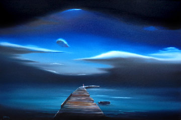 A Promise to Wait 2011 24x36 Original Painting - David Fedeli A Promise to Wait 2011 24x36 Original Painting - David Fedeli