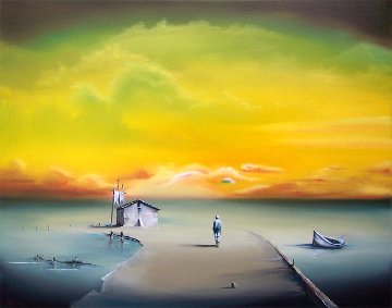 Sailmaker's Life 2011 22x28 Original Painting - David Fedeli Sailmaker's Life 2011 22x28 Original Painting - David Fedeli