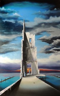 For Us to Part 48x30 2015 Original Painting - David Fedeli For Us to Part 48x30 2015 Original Painting - David Fedeli