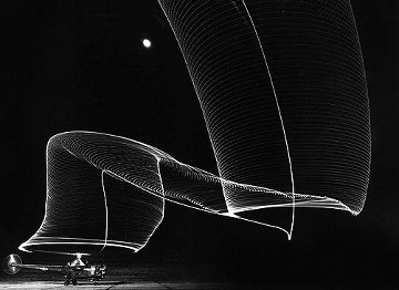 Navy Helicopter Or Pattern By Helicopter Wing Lights 1949 Limited Edition Print - Andreas Feininger Navy Helicopter Or Pattern By Helicopter Wing Lights 1949 Limited Edition Print - Andreas Feininger