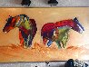 Ok Corral 2008 43x75 - Huge Mural Size Original Painting by Carrie Fell - 2