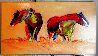 Ok Corral 2008 43x75 - Huge Mural Size Original Painting by Carrie Fell - 1