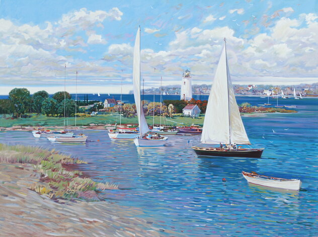Lighthouse Point 1999 Limited Edition Print by Ming Feng Lighthouse Point 1999 Limited Edition Print by Ming Feng