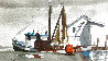 Untitled Nautical Scene Watercolor 11x16 Watercolor by James Feriola - 0
