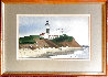 Untitled Lighthouse Scene Watercolor 11x16 Watercolor by James Feriola - 1