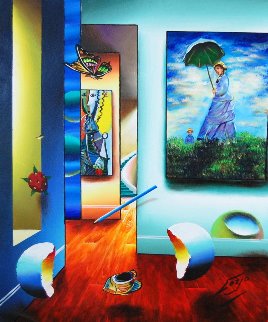 Picasso's Secret Hallway 2012 24x20 Original Painting - (Fernando de Jesus Oliviera) Ferjo Picasso's Secret Hallway 2012 24x20 Original Painting - (Fernando de Jesus Oliviera) Ferjo