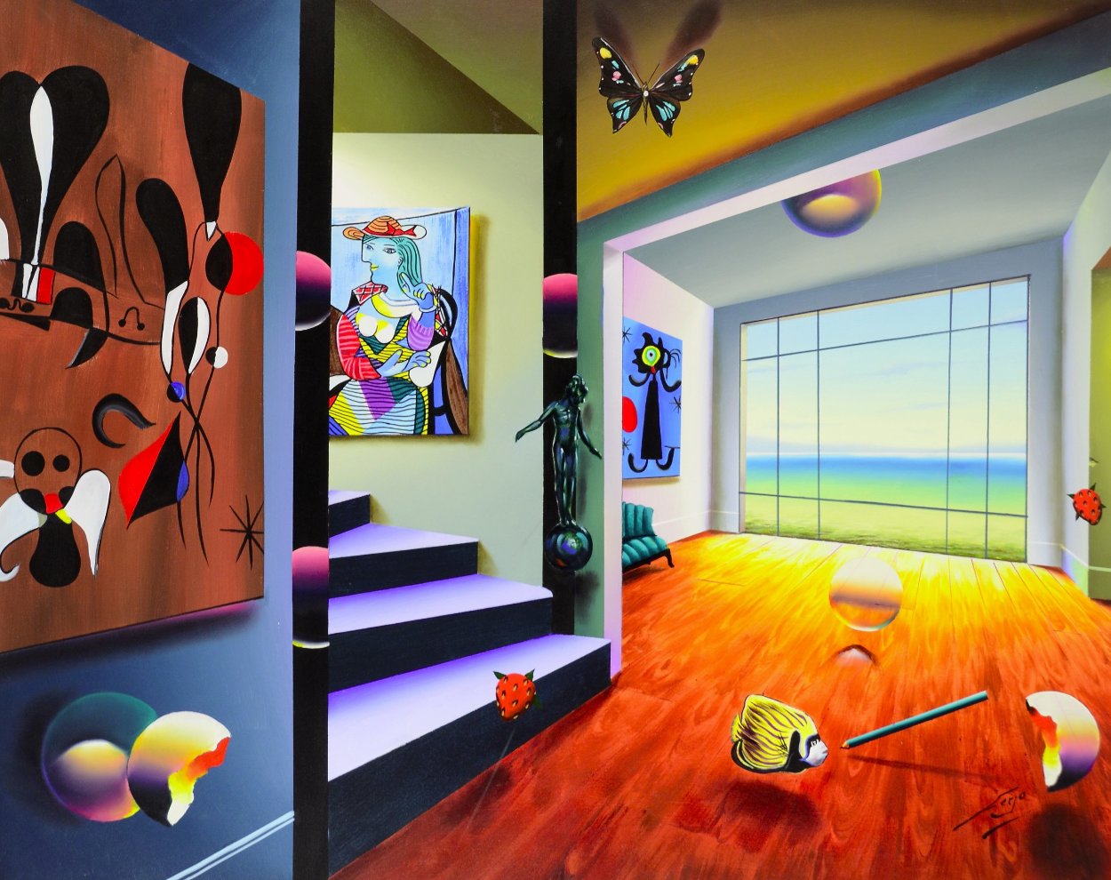 Gallery 2009 40x50 Super Huge Original Painting by (Fernando de Jesus Oliviera) Ferjo Gallery 2009 40x50 Super Huge Original Painting by (Fernando de Jesus Oliviera) Ferjo