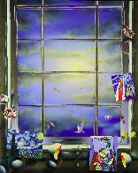 Blue Skies 2009 48x38 Super Huge Original Painting by (Fernando de Jesus Oliviera) Ferjo - 0 Blue Skies 2009 48x38 Super Huge Original Painting by (Fernando de Jesus Oliviera) Ferjo - 0