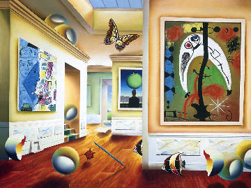 Homage to Magritte AP 2001 Limited Edition Print - (Fernando de Jesus Oliviera) Ferjo Homage to Magritte AP 2001 Limited Edition Print - (Fernando de Jesus Oliviera) Ferjo