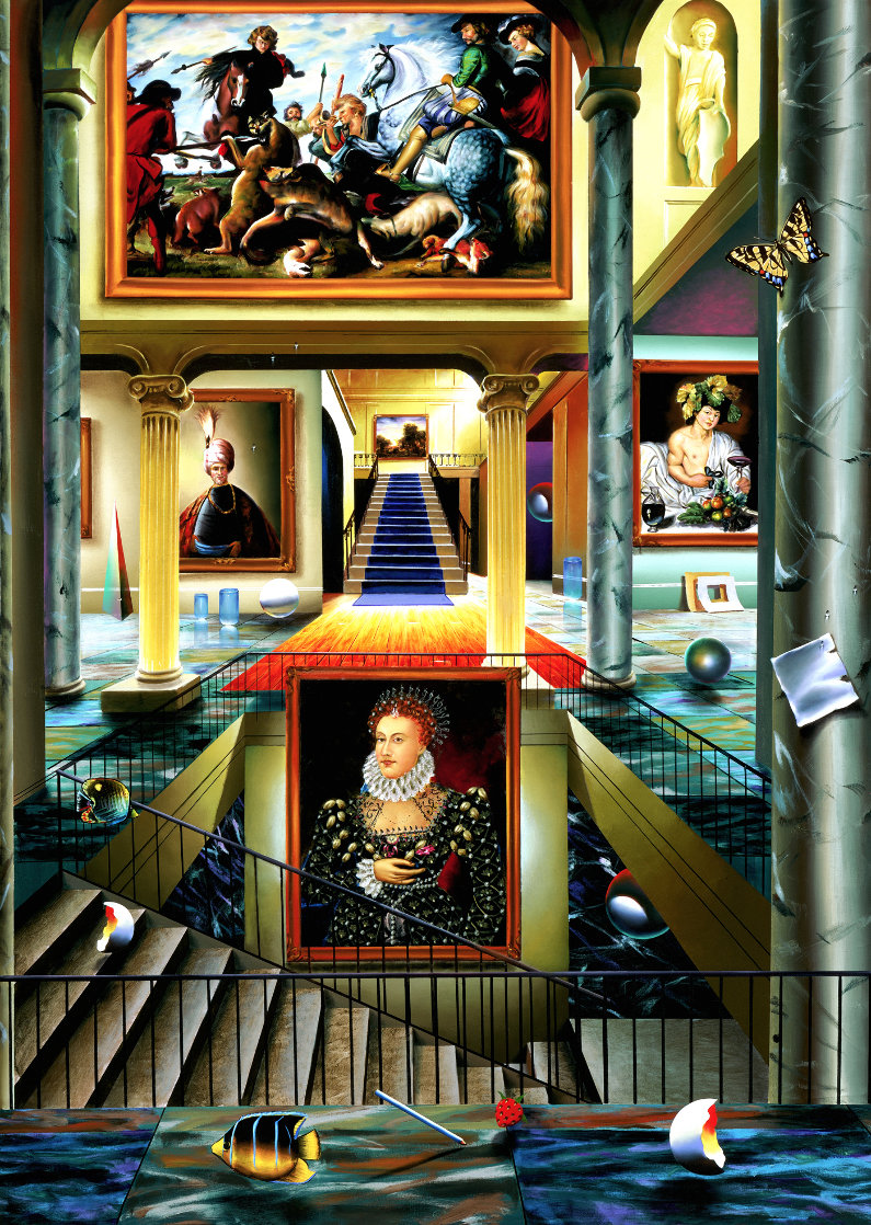 Beginning Middle Panel AP 2001 Limited Edition Print by (Fernando de Jesus Oliviera) Ferjo Beginning Middle Panel AP 2001 Limited Edition Print by (Fernando de Jesus Oliviera) Ferjo