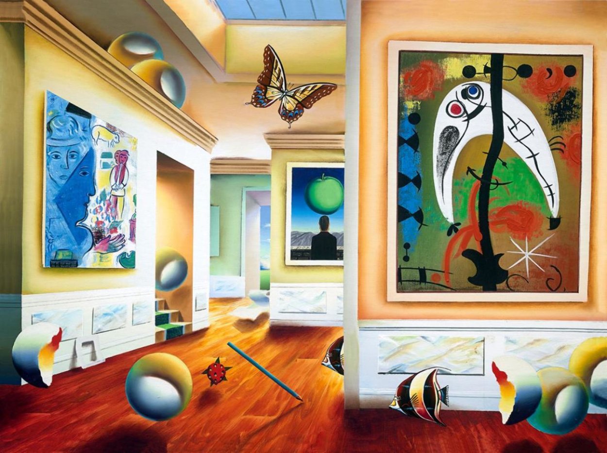 Homage to Magritte 2001 Limited Edition Print by (Fernando de Jesus Oliviera) Ferjo Homage to Magritte 2001 Limited Edition Print by (Fernando de Jesus Oliviera) Ferjo