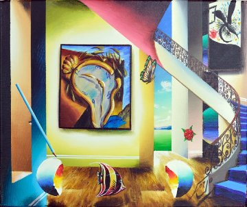 Surreal Time 2018 16x12 Original Painting - (Fernando de Jesus Oliviera) Ferjo Surreal Time 2018 16x12 Original Painting - (Fernando de Jesus Oliviera) Ferjo