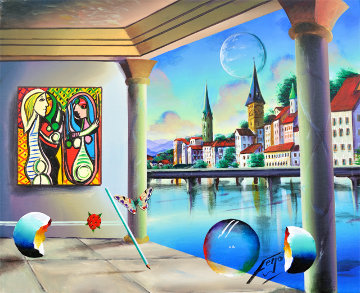 Zurich 2018 16x20 Original Painting - (Fernando de Jesus Oliviera) Ferjo Zurich 2018 16x20 Original Painting - (Fernando de Jesus Oliviera) Ferjo