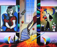 Window to Happiness 2014 26x30 Original Painting by (Fernando de Jesus Oliviera) Ferjo - 0 Window to Happiness 2014 26x30 Original Painting by (Fernando de Jesus Oliviera) Ferjo - 0