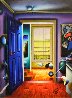 Blue Door/Homage to Miro 36x46  - Huge Original Painting by (Fernando de Jesus Oliviera) Ferjo - 3