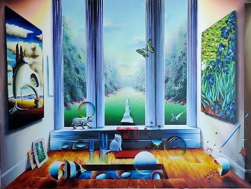 Cats’ Fun Time 2005 48x36 Original Painting - (Fernando de Jesus Oliviera) Ferjo Cats’ Fun Time 2005 48x36 Original Painting - (Fernando de Jesus Oliviera) Ferjo