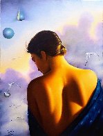Thoughts of Love 1990 40x30 Huge Original Painting by (Fernando de Jesus Oliviera) Ferjo - 0 Thoughts of Love 1990 40x30 Huge Original Painting by (Fernando de Jesus Oliviera) Ferjo - 0