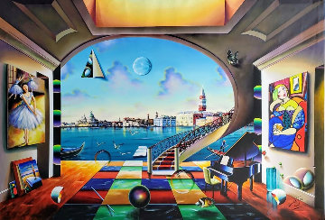 Venice 2020 50x70 Super Huge Original Painting - (Fernando de Jesus Oliviera) Ferjo Venice 2020 50x70 Super Huge Original Painting - (Fernando de Jesus Oliviera) Ferjo