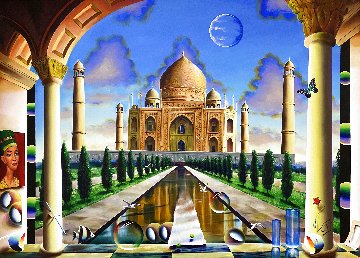 Taj Mahal 2020 70x50 Super Huge Original Painting - (Fernando de Jesus Oliviera) Ferjo Taj Mahal 2020 70x50 Super Huge Original Painting - (Fernando de Jesus Oliviera) Ferjo
