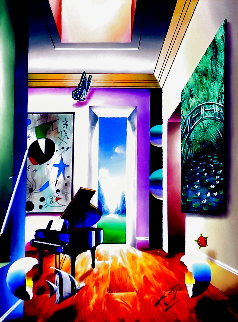 Homage to Miro 35x30 Original Painting - (Fernando de Jesus Oliviera) Ferjo Homage to Miro 35x30 Original Painting - (Fernando de Jesus Oliviera) Ferjo