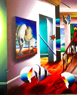 Miro Around the Bend 20x16 Original Painting by (Fernando de Jesus Oliviera) Ferjo - 0