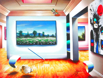 Miro Floral Meadow 30x40 Huge Original Painting - (Fernando de Jesus Oliviera) Ferjo Miro Floral Meadow 30x40 Huge Original Painting - (Fernando de Jesus Oliviera) Ferjo