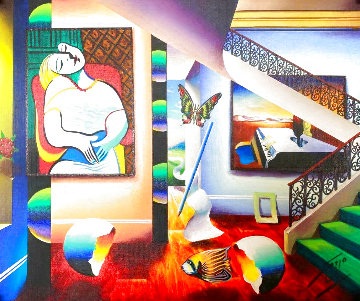 Sleeping Beauty 24x20 Original Painting - (Fernando de Jesus Oliviera) Ferjo Sleeping Beauty 24x20 Original Painting - (Fernando de Jesus Oliviera) Ferjo