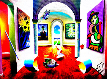 Follow the White Path 23x29 Original Painting - (Fernando de Jesus Oliviera) Ferjo Follow the White Path 23x29 Original Painting - (Fernando de Jesus Oliviera) Ferjo