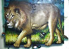Behind the Lion 1991 51x70 - Huge  Original Painting by (Fernando de Jesus Oliviera) Ferjo - 3