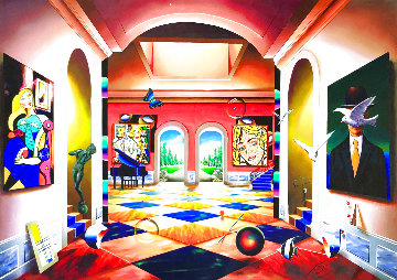 Grand Hallway 50x70 Super Huge Original Painting - (Fernando de Jesus Oliviera) Ferjo Grand Hallway 50x70 Super Huge Original Painting - (Fernando de Jesus Oliviera) Ferjo