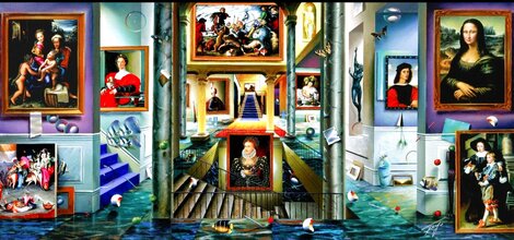 Beginning AP - Giclee on Canvas -  Epic Mural Size 50x104 Limited Edition Print - (Fernando de Jesus Oliviera) Ferjo