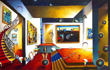 Maze 2004 54x85 Huge Original Painting - (Fernando de Jesus Oliviera) Ferjo Maze 2004 54x85 Huge Original Painting - (Fernando de Jesus Oliviera) Ferjo
