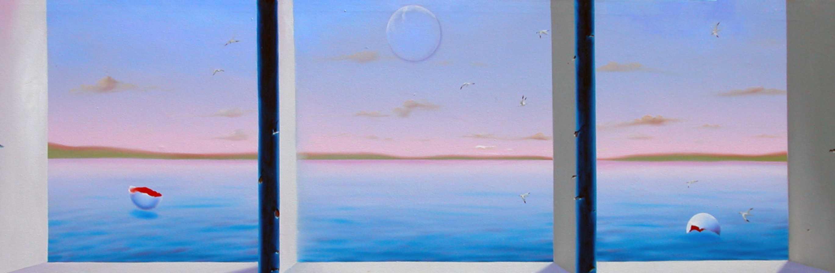 Blue Sea Triptych 22x72 Super Huge! Original Painting by (Fernando de Jesus Oliviera) Ferjo Blue Sea Triptych 22x72 Super Huge! Original Painting by (Fernando de Jesus Oliviera) Ferjo