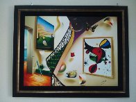 Untitled Interior with Artwork 39x49 Super Hge Original Painting by (Fernando de Jesus Oliviera) Ferjo - 1 Untitled Interior with Artwork 39x49 Super Hge Original Painting by (Fernando de Jesus Oliviera) Ferjo - 1