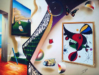 Untitled Interior with Artwork 39x49 Super Hge Original Painting by (Fernando de Jesus Oliviera) Ferjo - 0 Untitled Interior with Artwork 39x49 Super Hge Original Painting by (Fernando de Jesus Oliviera) Ferjo - 0