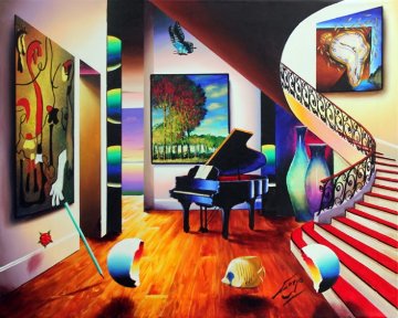 Nature's Melody 38x46 Original Painting - (Fernando de Jesus Oliviera) Ferjo Nature's Melody 38x46 Original Painting - (Fernando de Jesus Oliviera) Ferjo
