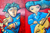 Ready Set Go Set of 2 Paintings - 2005 56x20 - Huge Original Painting by Carlos Ferreyra - 0