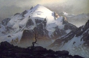Magic Mountain 40x28 Super Huge Original Painting - James Fetherolf Magic Mountain 40x28 Super Huge Original Painting - James Fetherolf