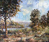 Rocks Riding River 2007 27x34 Pennsylvania Original Painting by Alan Fetterman - 0