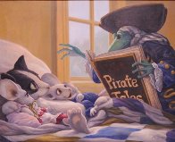 Pirate Tales 1998 24x30 Original Painting by Leonard Filgate - 1 Pirate Tales 1998 24x30 Original Painting by Leonard Filgate - 1
