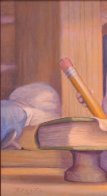 Writer 1997 18x24 Original Painting by Leonard Filgate - 5 Writer 1997 18x24 Original Painting by Leonard Filgate - 5